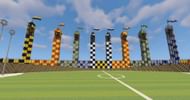 Hogwarts' Quidditch stadium recreated for the build project (Image via u/ducky_67/Reddit)